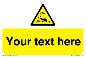 Custom Warning wind over tide conditions